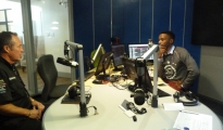 Maulme' John with AT Nkosi @ Radio Vuma 103FM