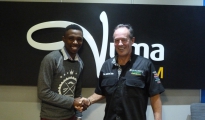 Maulme' John with AT Nkosi @ Radio Vuma 103FM